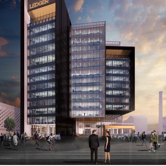 Artist's impression of the 12-storey office block