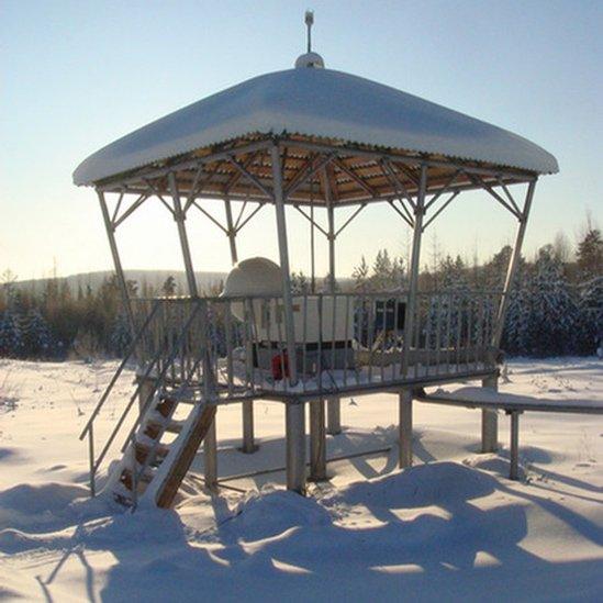 Radiation monitoring station, Peleduy, 2007 pic