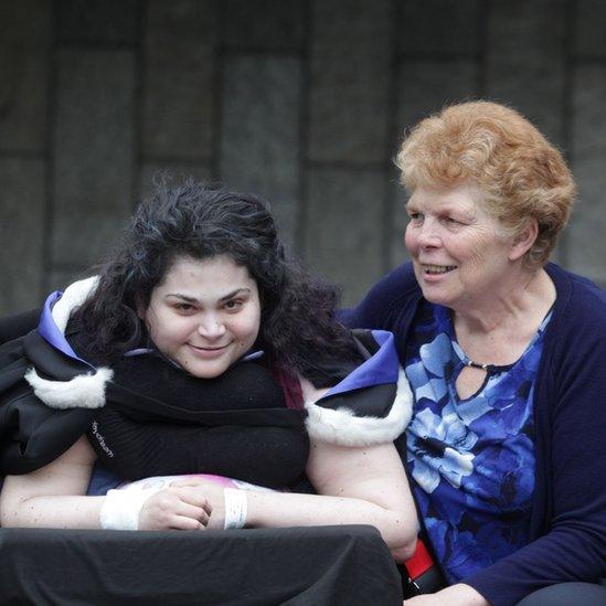 Melanie Hartshorn with her mother Molly