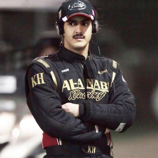 Sheikh Khalid Hamad Al-Thani is a car racing enthusiast