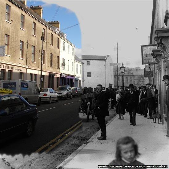 Archive photo courtesy of Public Records Office of Northern Ireland (Cooper Collection) and Strabane District Council