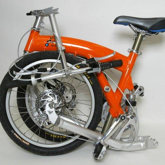 Folded bike