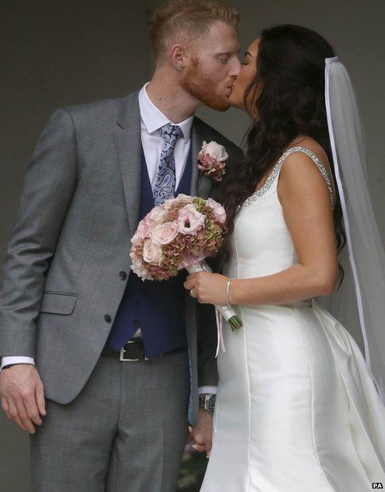 Ben Stokes and Clare Ratcliffe