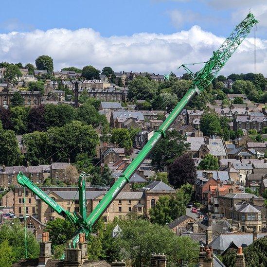 Crane in Matlock