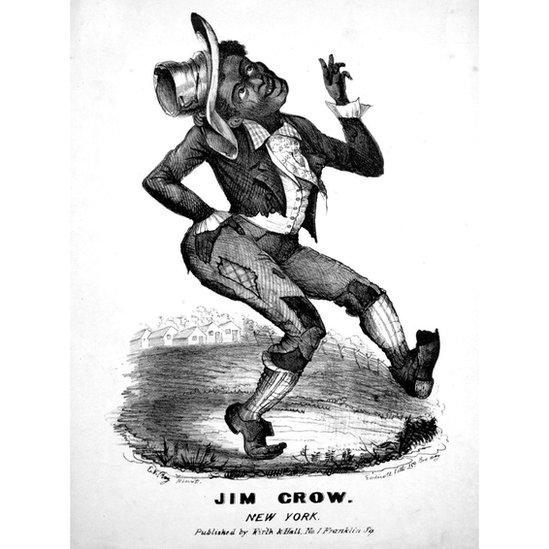 Sheet music cover image of the song 'Jim Crow',