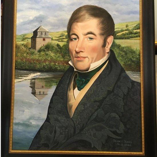 Llun newydd o Robert Owen