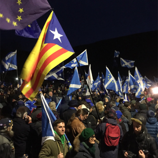 Missing EU Already rally in Edinburgh