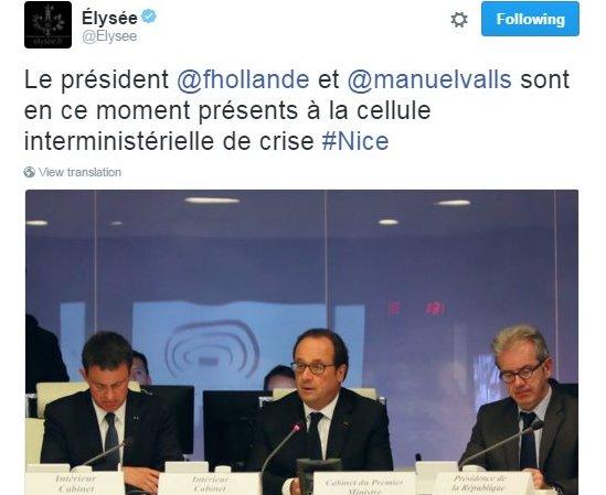 Elysee tweet