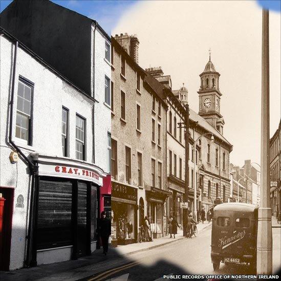 Archive photo courtesy of Public Records Office of Northern Ireland (Cooper Collection) and Strabane District Council