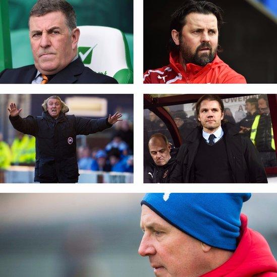 Mark McGhee, Paul Hartley, Lee Clark, Robbie Neilson, Mark Warburton