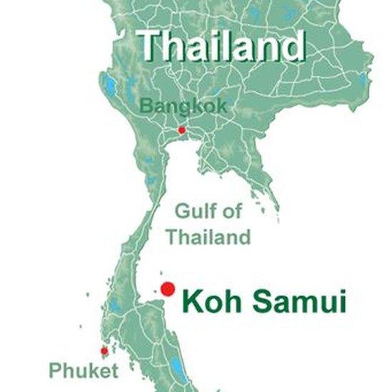 Thailand map