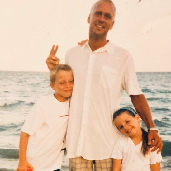 The Murphy family on the beach