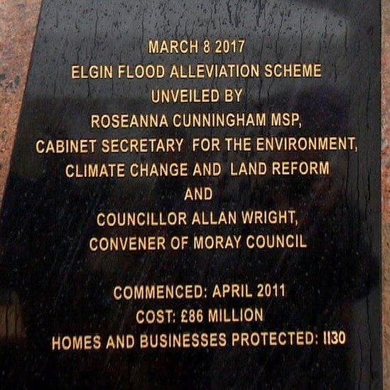 Flood scheme opening