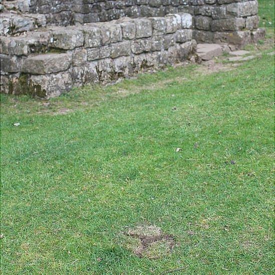 Damage at Hadrian's Wall