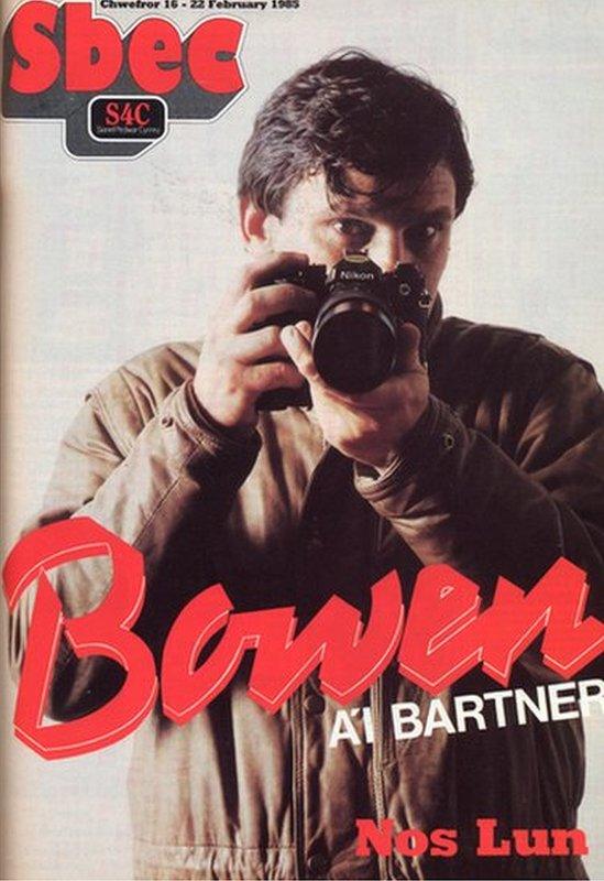 Jeff Thomas yn Bowen a'i bartner