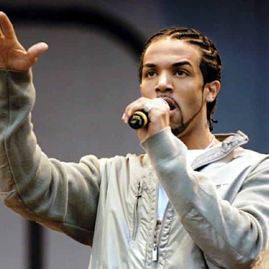 Craig David performing in Victoria Park in 2001