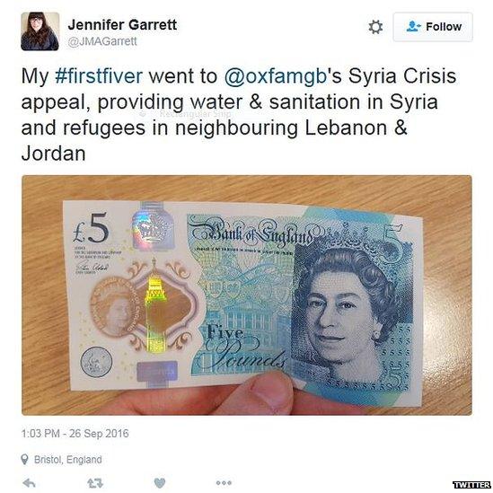 My #firstfiver went to @oxfamgb's Syria Crisis appeal