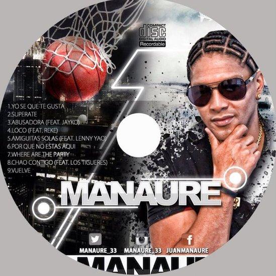 Picture of a CD by Juan Manaure tweeted by him