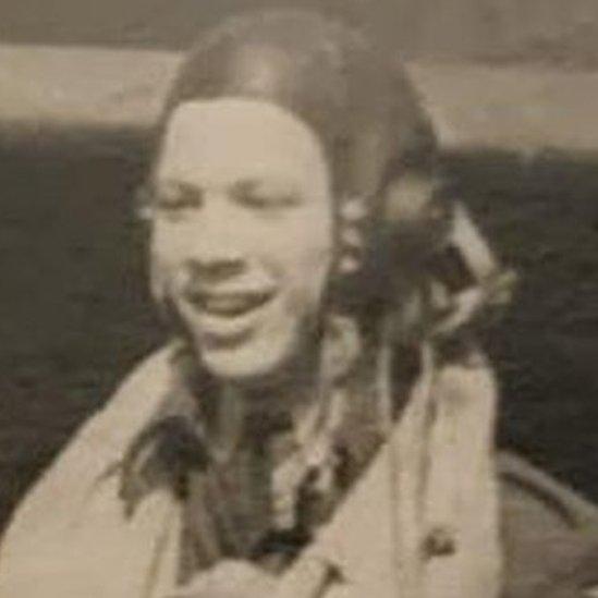 A photo of Flt Sgt Peter Brown in RAF uniform