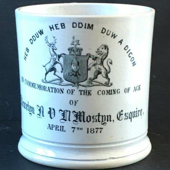 Mug presented to children in 1877