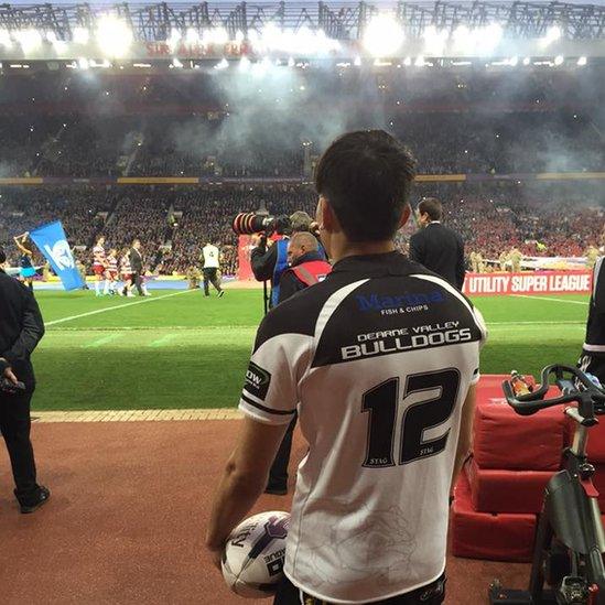 Said Jamal at Old Trafford