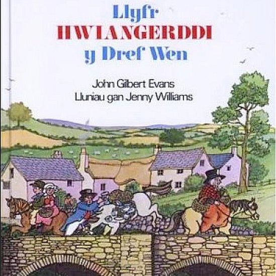 Clawr Llyfr Hwiangerddi Y Dref Wen