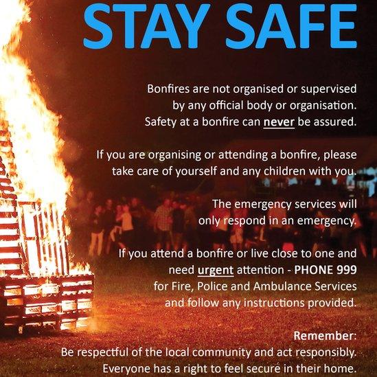 Safety leaflets were delivered to about 200 homes in the area offering residents advice on the dangers of smoke inhalation