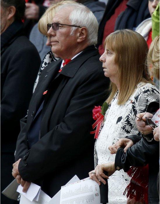 Trevor Hicks and Margaret Aspinall