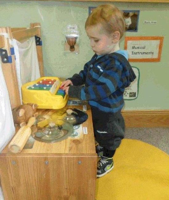 Liam at nursery