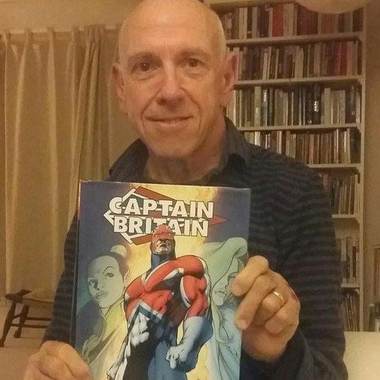 "I wrote Captain Britain and edited many of the British editions." David Thorpe worked for Marvel