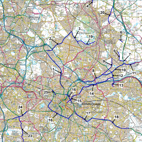 Proposed 30mph limits