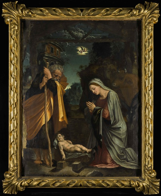 The Nativity by Baldassare Tommaso Peruzzi