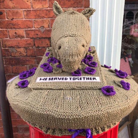 Post box topper in Syston