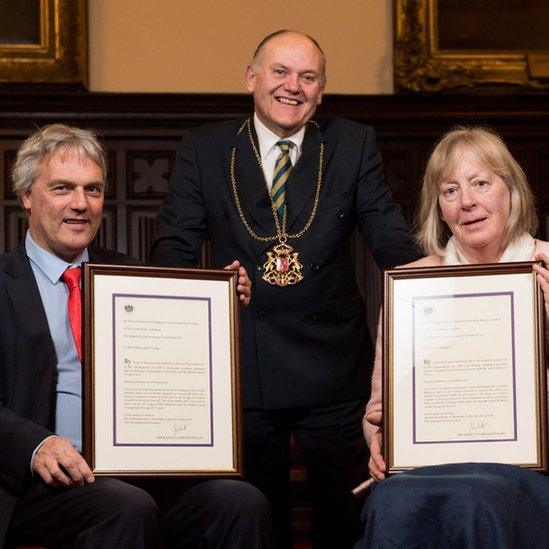 Willie Young, Barney Crockett and Isabel McIntyre