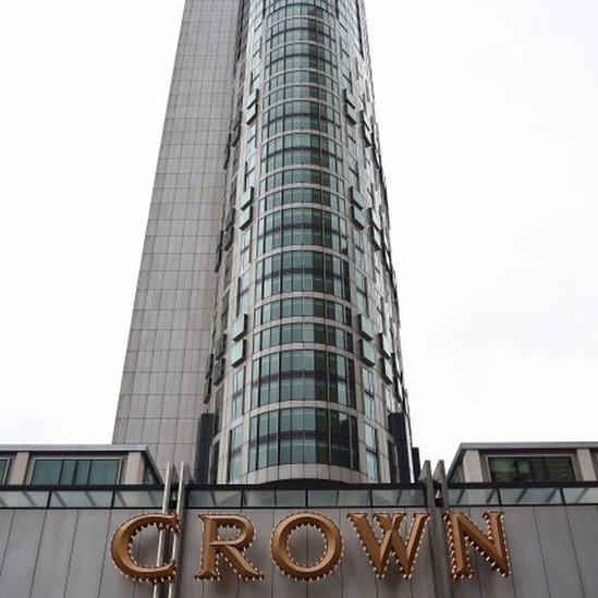 The Crown casino in Melbourne (26 July 2016)