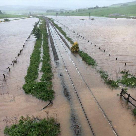 Flooding between Keith and Elgin