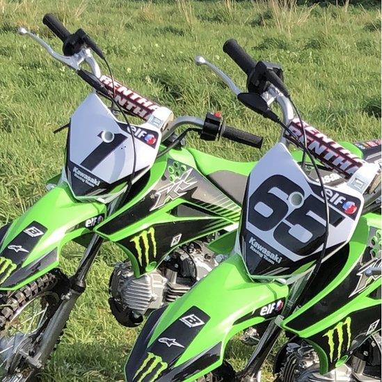 Jonathan Rea tweeted a photo of the stolen training bikes