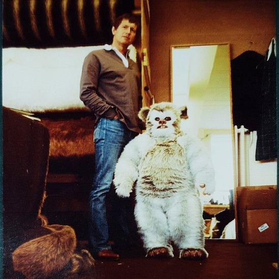 Richard Marquand and an Ewok