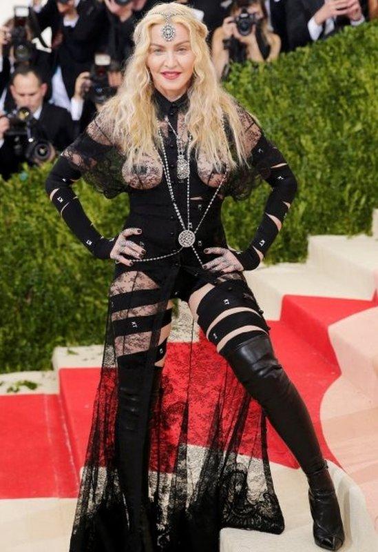 Madonna at the gala