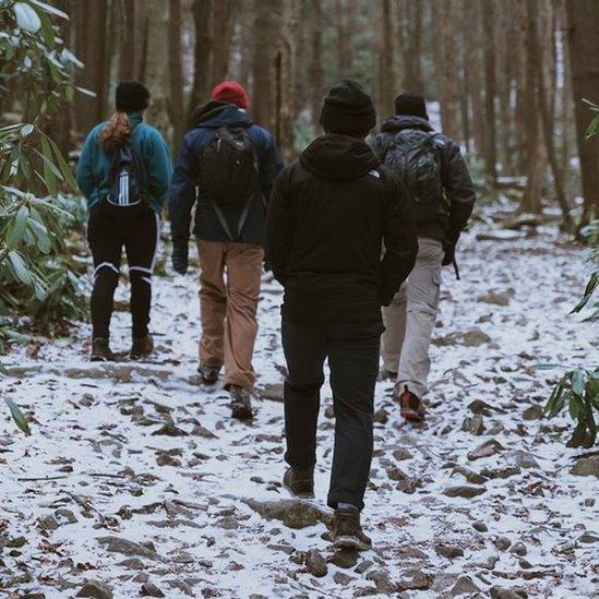 Penn State Outing Club hikers