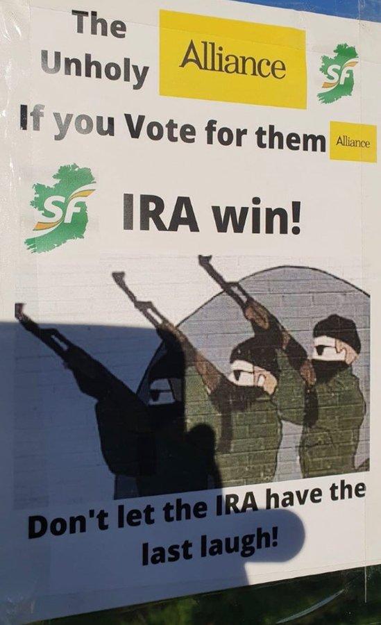 Anti-Alliance election leaflet