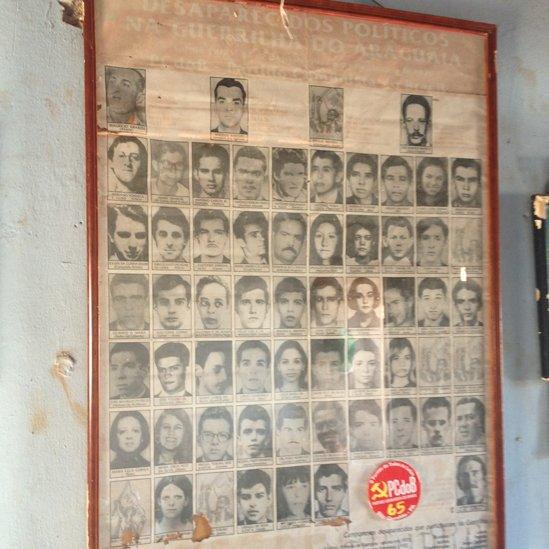 A poster of the missing rebels