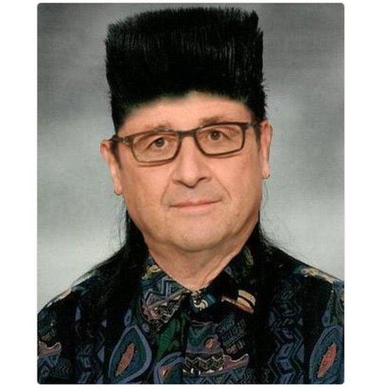 Piv of Hollande with spiky hair