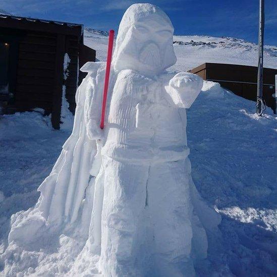 Vader snowman