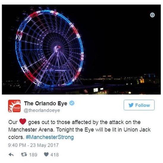 Screen grab of tweet by @theorlandoeye