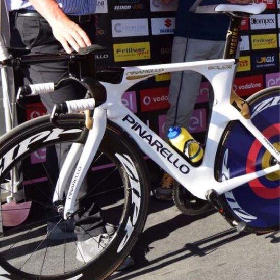 A Team Wiggins bike which was stolen