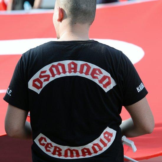 Osmanen member in group T-shirt, file pic