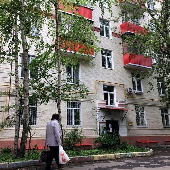 Moscow apartment block