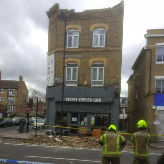 Stoke Newington High Street rubble