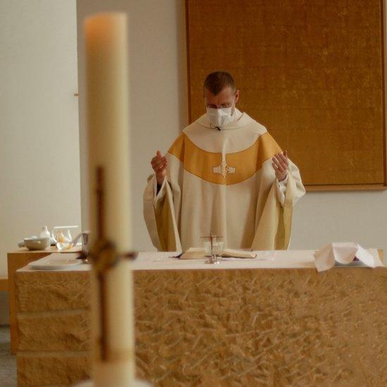 Father Jan Korditschke in Berlin